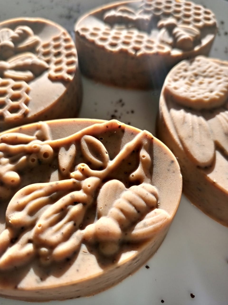 Tall Cocoa Coffee Body Scrub Soap - Image 3