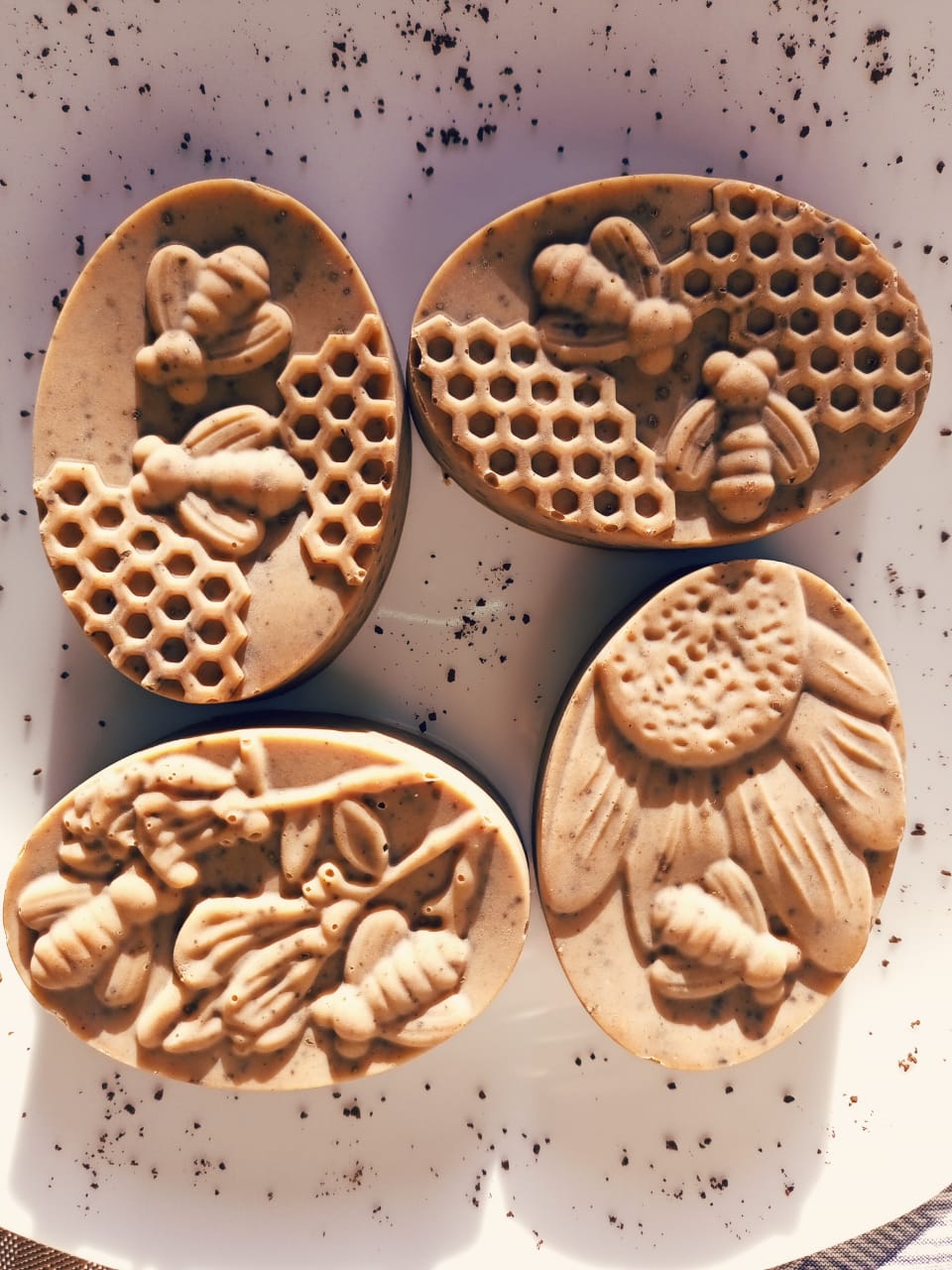 Tall Cocoa Coffee Body Scrub Soap - Image 4